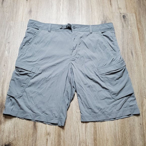 REI Mens Size 40" Cargo Shorts; Steel; Fishing Hiking Outdoors; 10" inseam - Picture 2 of 9